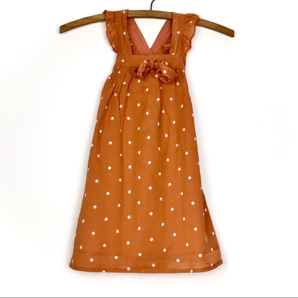 ✨HP✨For Love & Lemons | 3T Dottie Dot Rust Orange Dress